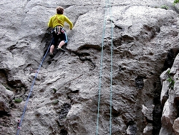 pareti per arrampicata a Paklenica